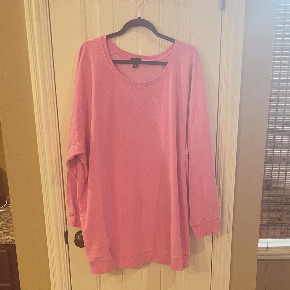 Torrid Sweatshirt; Pink; Plus Size 4